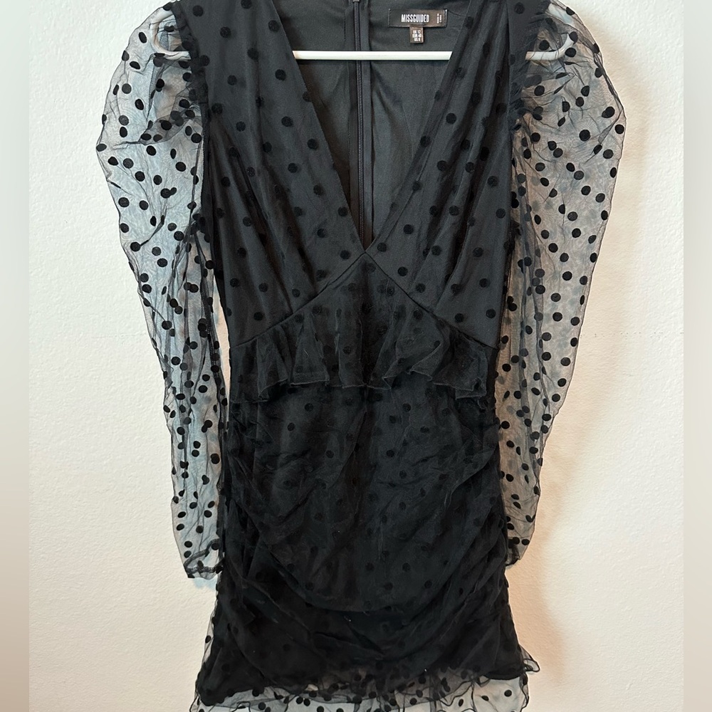 Missguided Black Dress